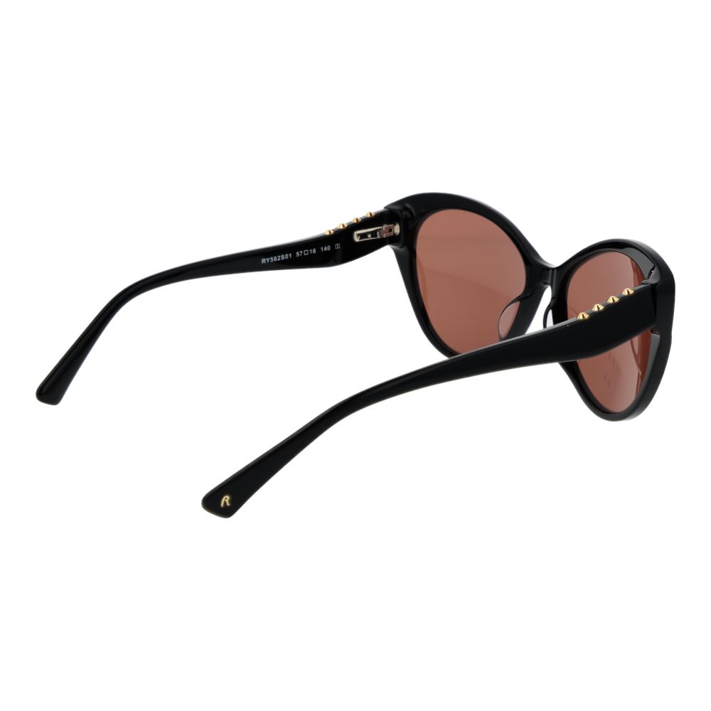 Replay Black Plastic Sunglasses