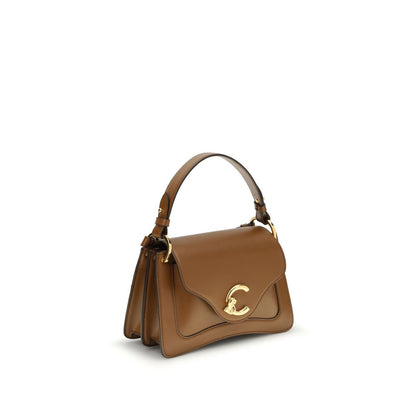 Coccinelle Brown Calf Leather Bos Taurus Handbag
