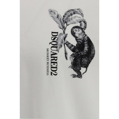 Dsquared² White Cotton T-Shirt