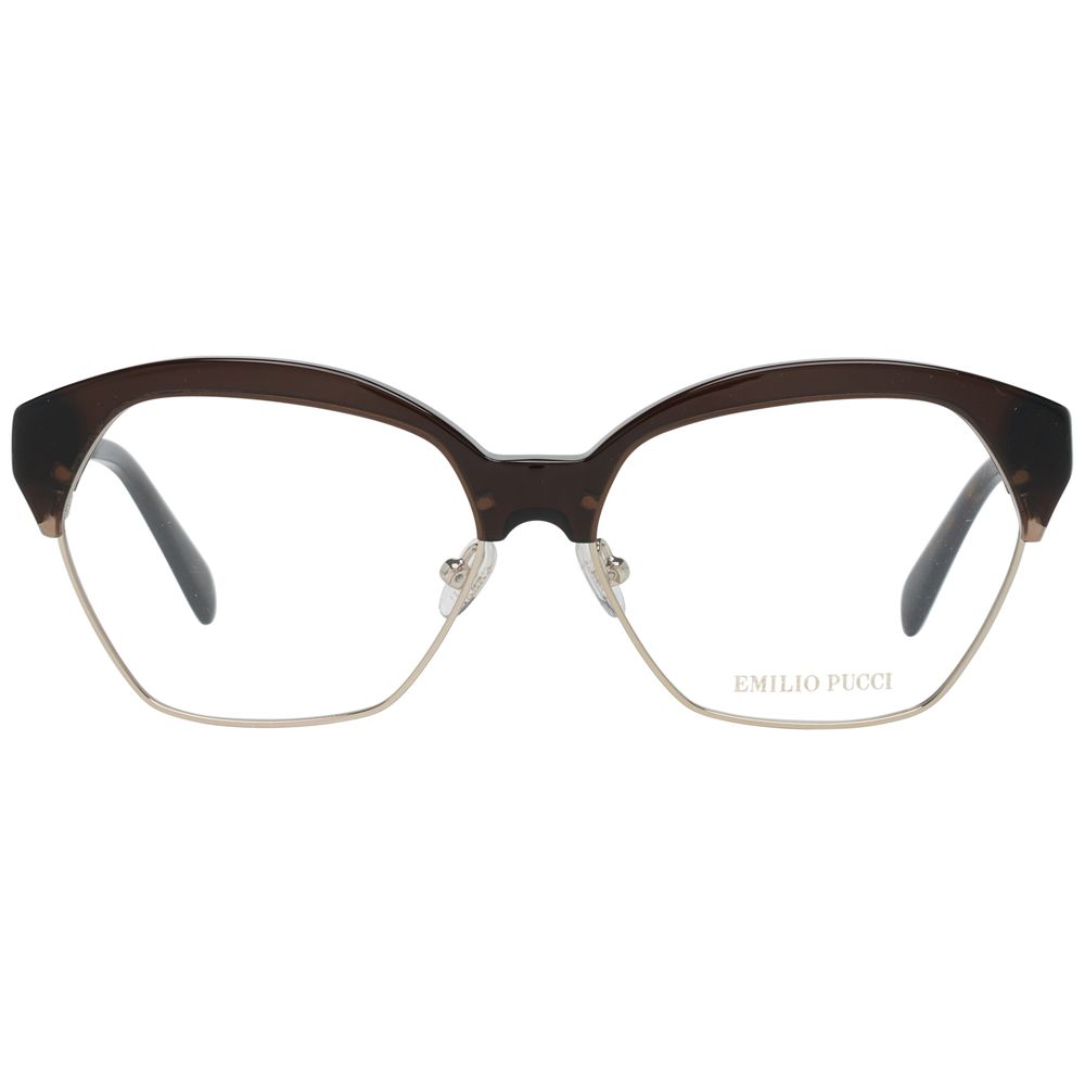 Emilio Pucci Brown Metal Glasses (Frames)