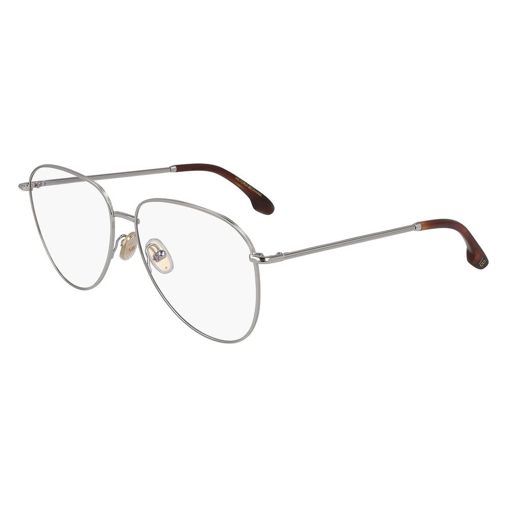 Victoria Beckham Gray Metal Glasses (Frames)