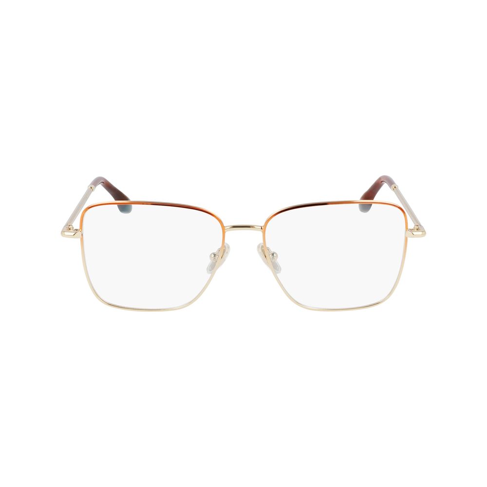 Victoria Beckham Brown Metal Glasses (Frames)