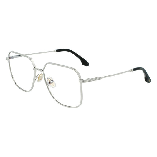 Victoria Beckham Gray Metal Glasses (Frames)