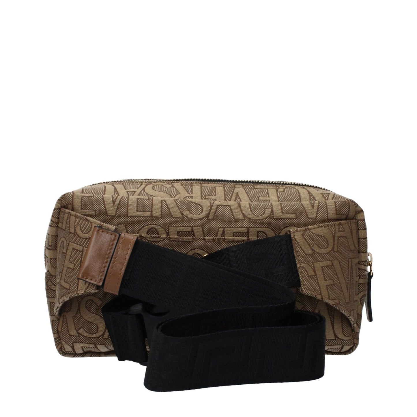 Versace Beige Fabric Backpack