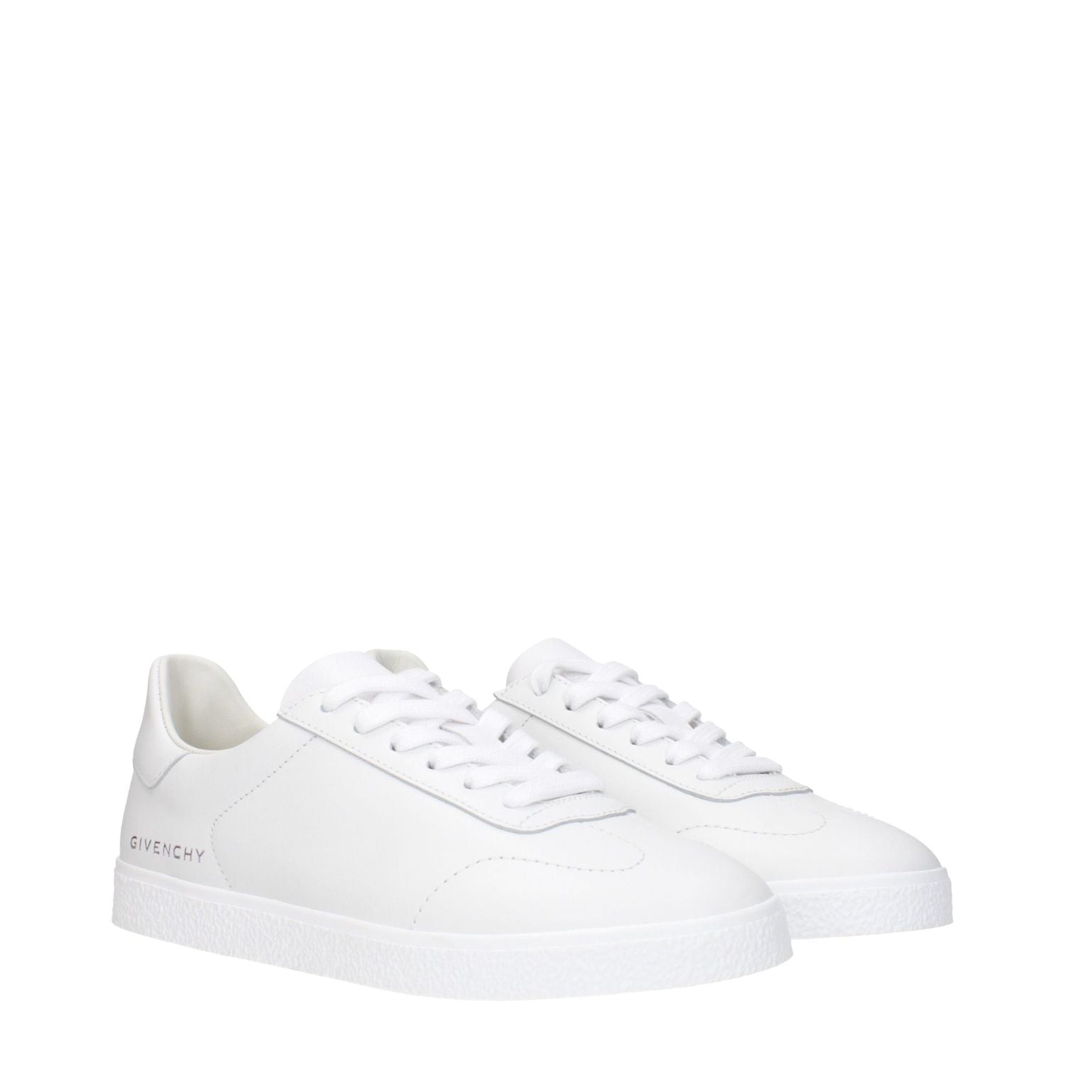 Givenchy White Leather Low Top Sneakers