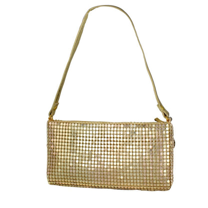 Chronotech Gold Synthetic Handbag 1728,67434610848,Bags,Chronotech,Gold,Handbags - Bags,New with tags,Women