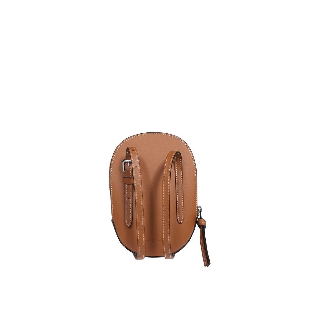 Jw Anderson Brown Canvas Crossbody Bag