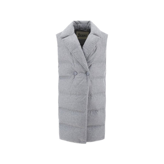 Herno Gray Cashmere Coat