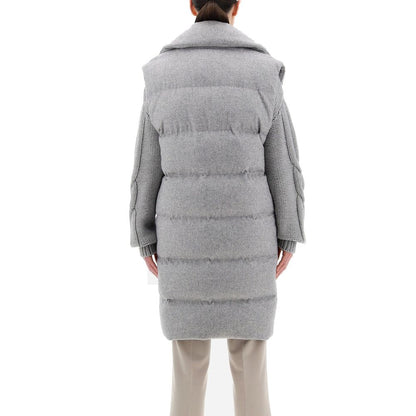 Herno Gray Cashmere Coat