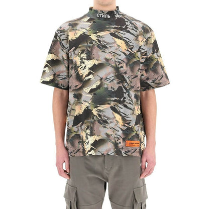 Heron Preston Bicolor Cotton T-Shirt