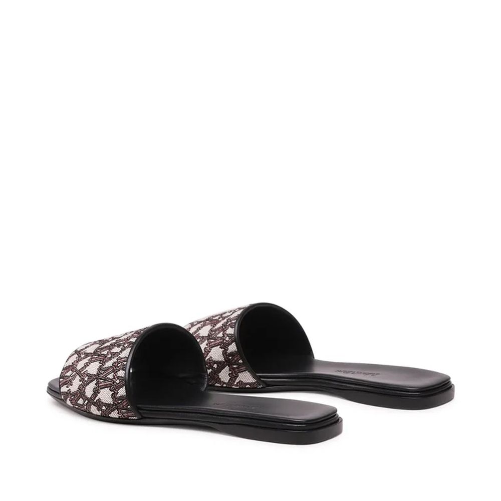 Max Mara Brown Polyamide Slides