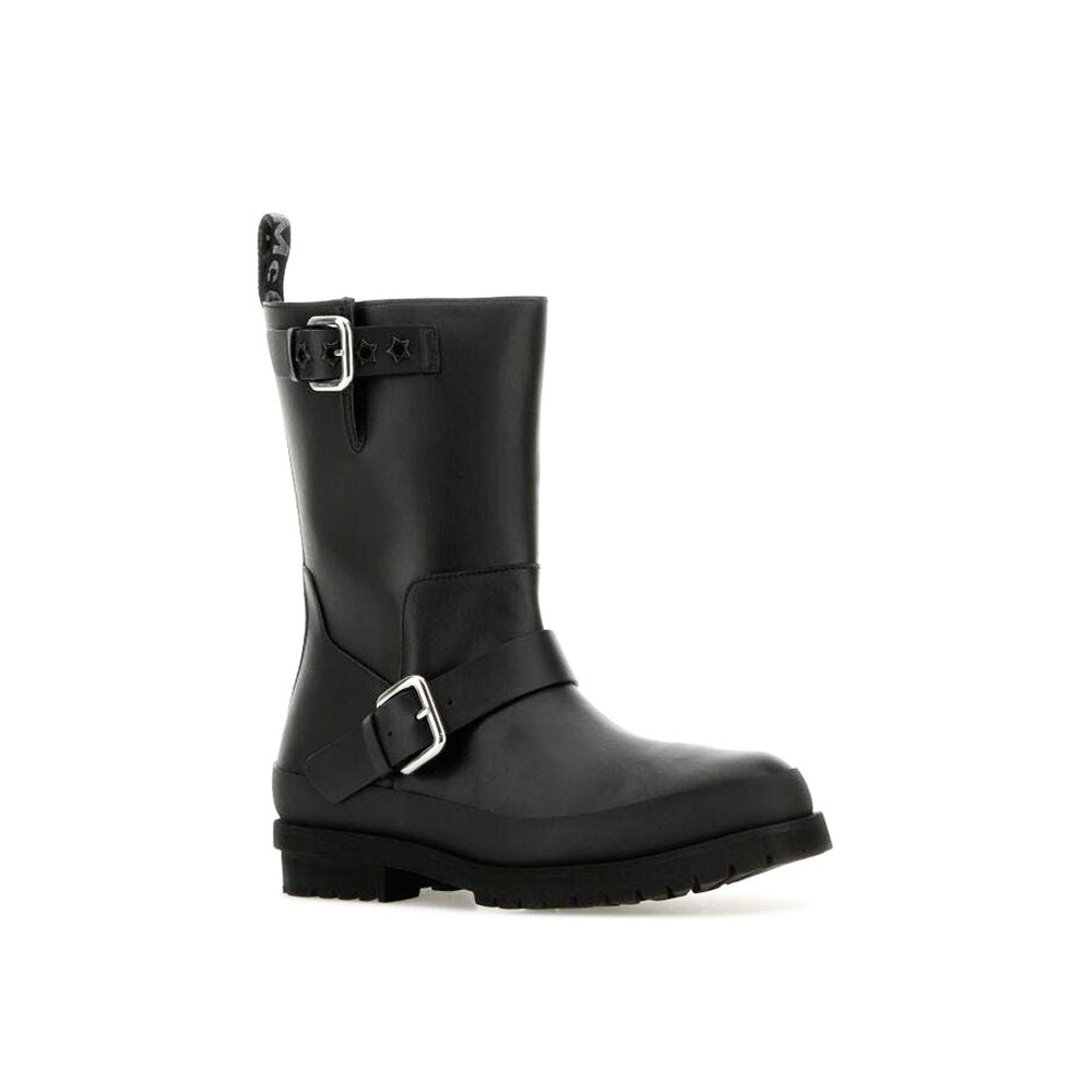 Stella McCartney Black Polyester Lace-Up Boots