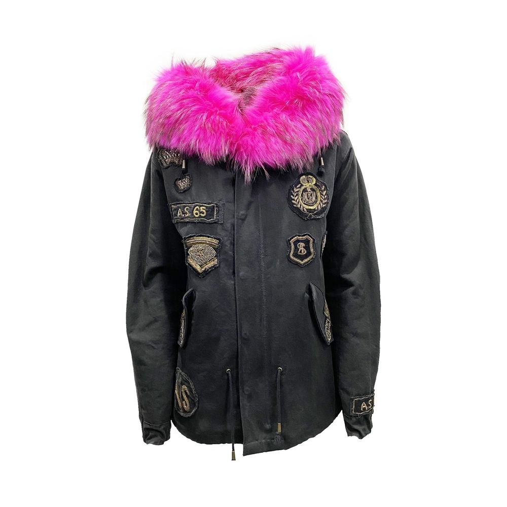 AS65 Black Cotton Parka