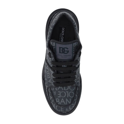 Dolce & Gabbana Black Cotton Sneakers