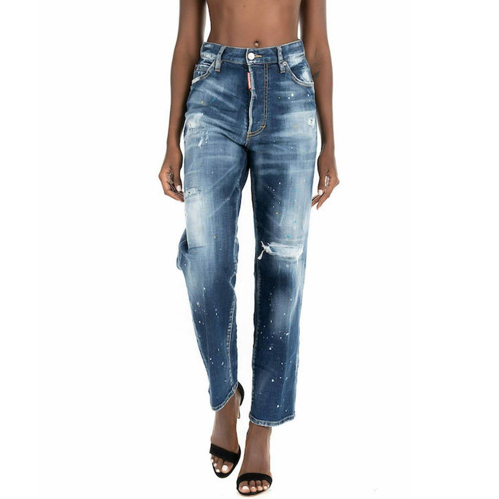 Dsquared² Blue Cotton Jeans Denim 1728,42,75611013280,Blue,Clothing,Dsquared²,Jeans Denim - Clothing,New with tags,Women