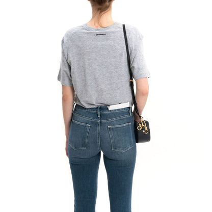 Dsquared² Gray Cotton T-Shirt 1728,75611013280,Clothing,Dsquared²,Gray,New with tags,T-Shirts - Clothing,Women,XS
