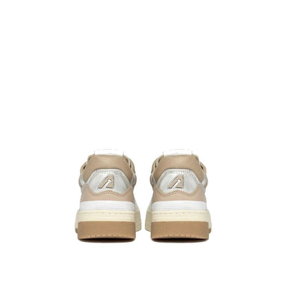 Autry White Leather Low Top Sneakers