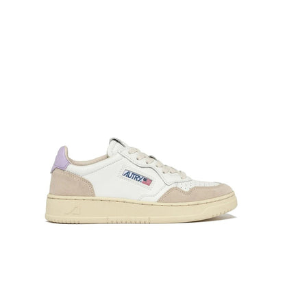 Autry White Leather Low Top Sneakers
