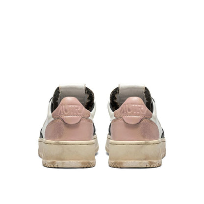 Autry White Leather Low Top Sneakers