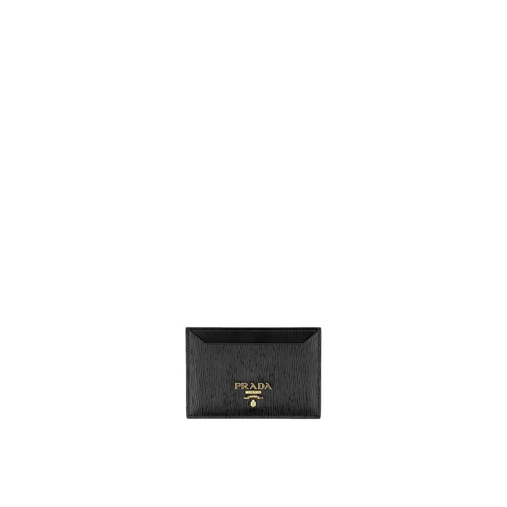 Prada Black Calfskin Wallet 1728,75611013280,Accessories,Black,New with tags,Prada,Wallets - Accessories,Wallets - Wallets - Accessories,Women