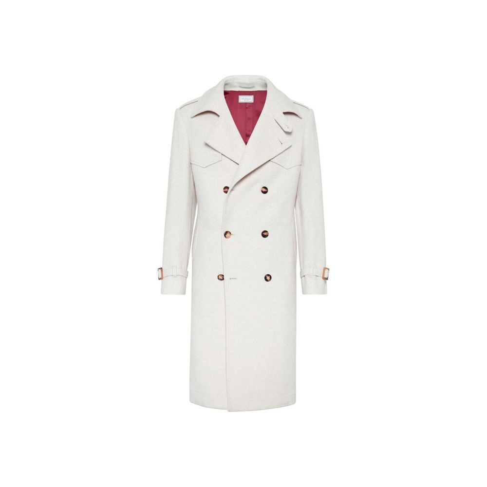 Brunello Cucinelli Beige Cashmere Coat1728,75611013280,Beige,Brunello Cucinelli,Clothing,Coats - Jackets & Coats - Clothing,IT50 | L,Jackets & Coats - Clothing,Men,New with tags