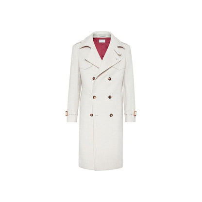 Brunello Cucinelli Beige Cashmere Coat1728,75611013280,Beige,Brunello Cucinelli,Clothing,Coats - Jackets & Coats - Clothing,IT50 | L,Jackets & Coats - Clothing,Men,New with tags