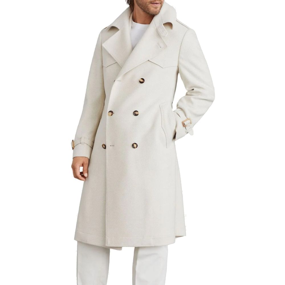 Brunello Cucinelli Beige Cashmere Coat1728,75611013280,Beige,Brunello Cucinelli,Clothing,Coats - Jackets & Coats - Clothing,IT50 | L,Jackets & Coats - Clothing,Men,New with tags