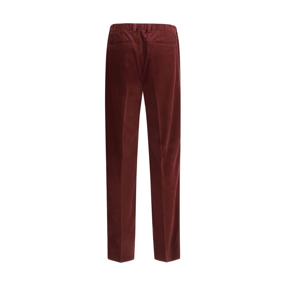 Fendi Bordeaux Cotton Casual Pants 1728,72470364320,Bordeaux,Casual Pants - Pants - Clothing,Clothing,Fendi,IT48 | M,IT50 | L,Men,New with tags,Pants - Clothing