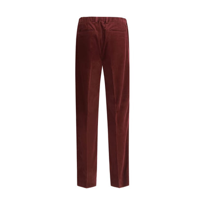 Fendi Bordeaux Cotton Casual Pants 1728,72470364320,Bordeaux,Casual Pants - Pants - Clothing,Clothing,Fendi,IT48 | M,IT50 | L,Men,New with tags,Pants - Clothing