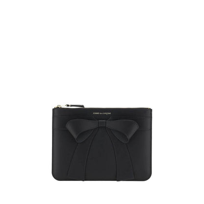 Comme Des Garçons Black Calf Leather Bos Taurus Wallet