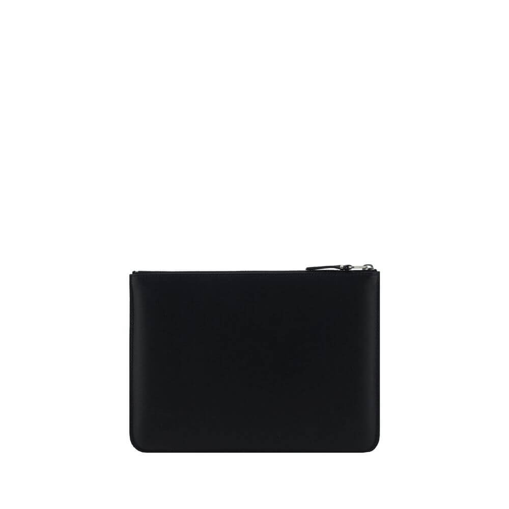 Comme Des Garçons Black Calf Leather Bos Taurus Wallet