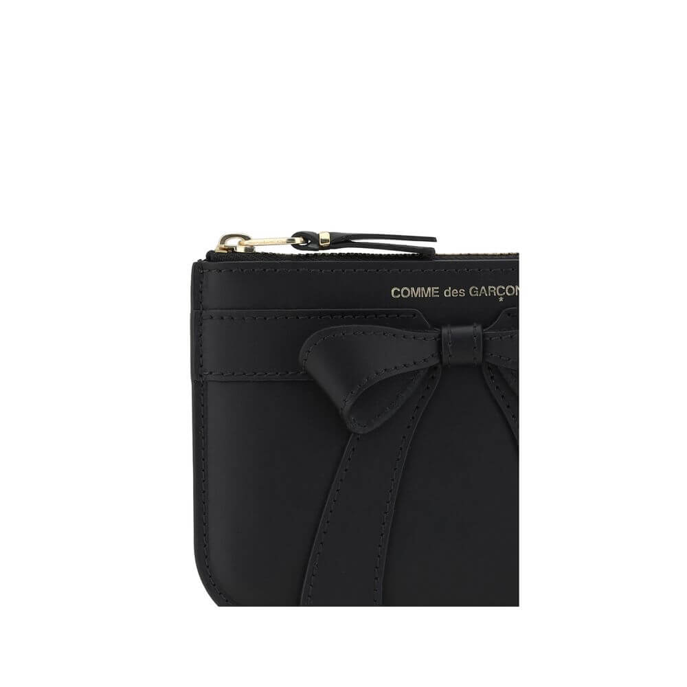 Comme Des Garçons Black Calf Leather Bos Taurus Wallet