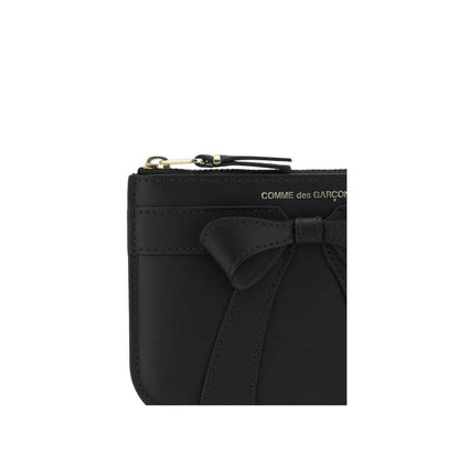 Comme Des Garçons Black Calf Leather Bos Taurus Wallet