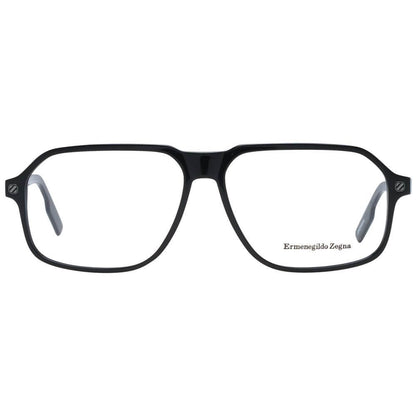 Ermenegildo Zegna Black Plastic Glasses (Frames)