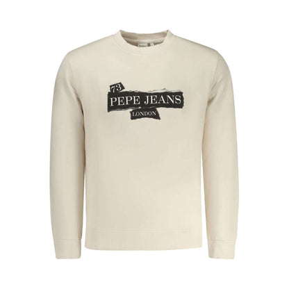 Pepe Jeans Beige Cotton Men Sweatshirt