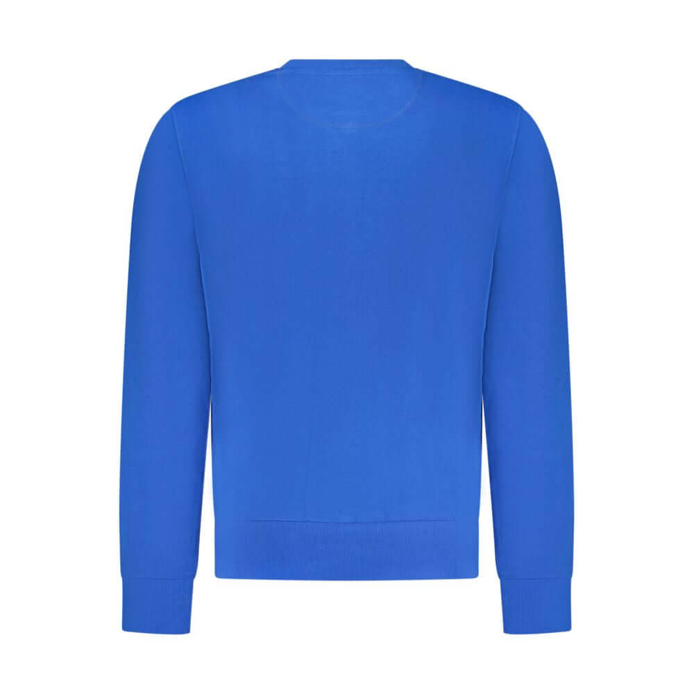 North Sails Blue Cotton Men Sweatshirt