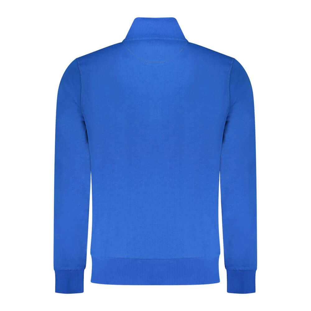 North Sails Blue Cotton Men Sweatshirt