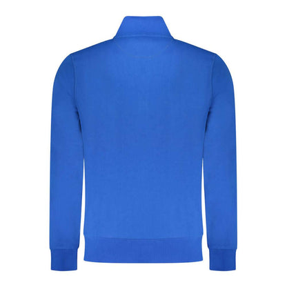 North Sails Blue Cotton Men Sweatshirt