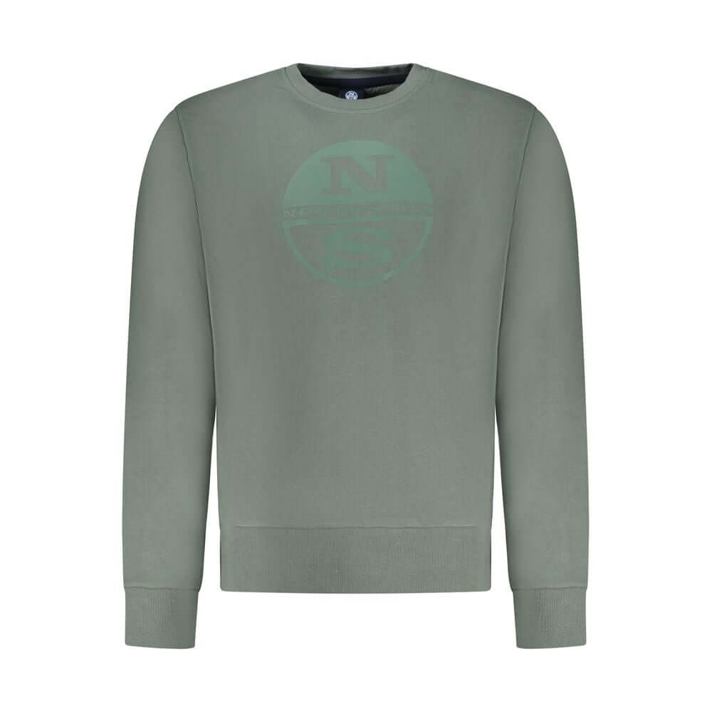 North Sails Verde Cotton Men Sweatshirt