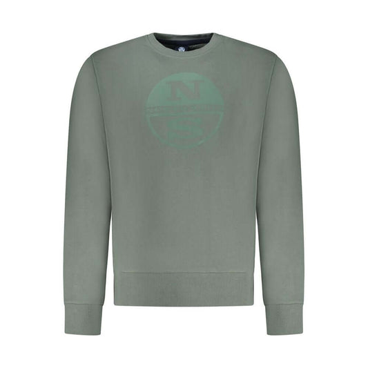 North Sails Verde Cotton Men Sweatshirt