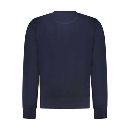 North Sails Blue Cotton Men Sweatshirt