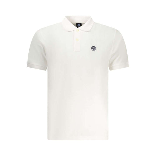 North Sails White Cotton Men's Polo Shirt