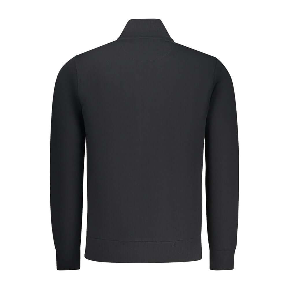 North Sails Black Cotton Men Sweatshirt