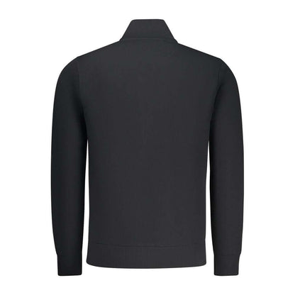 North Sails Black Cotton Men Sweatshirt