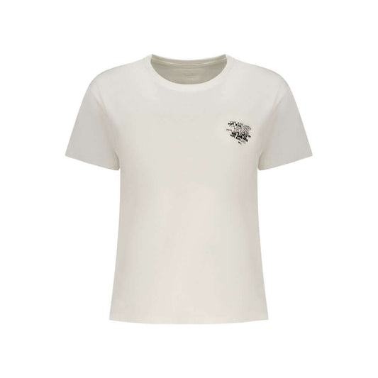 Pepe Jeans White Cotton Women T-Shirt