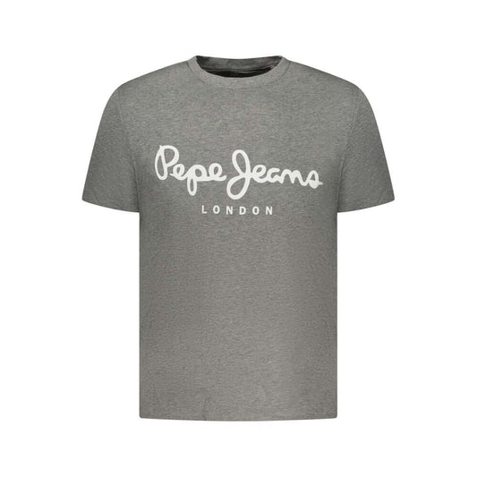 Pepe Jeans Grigio Cotton Men T-Shirt
