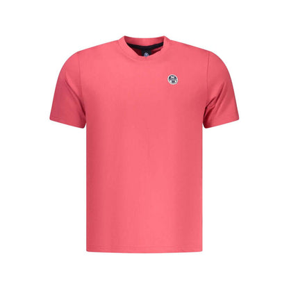 North Sails Red Cotton Men T-Shirt