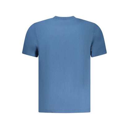 North Sails Blue Cotton Men T-Shirt