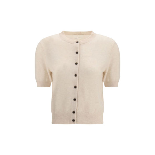 Lisa Yang Cream Cashmere Cardigan