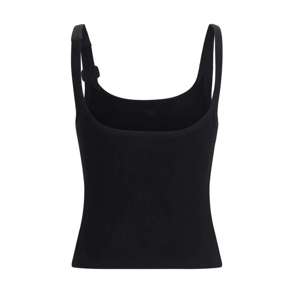 Courrèges Black Cotton Top